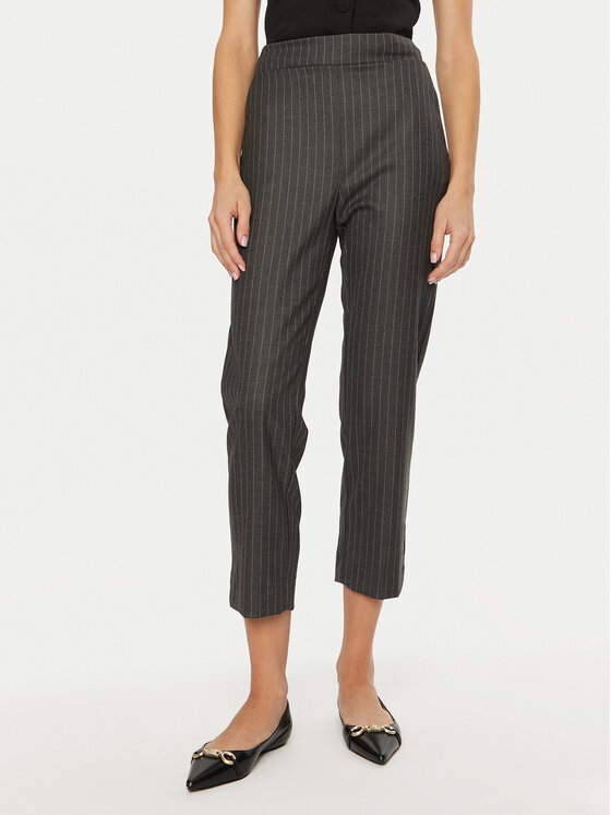 Maryley Medžiaginės kelnės · Pilka · Regular Fit