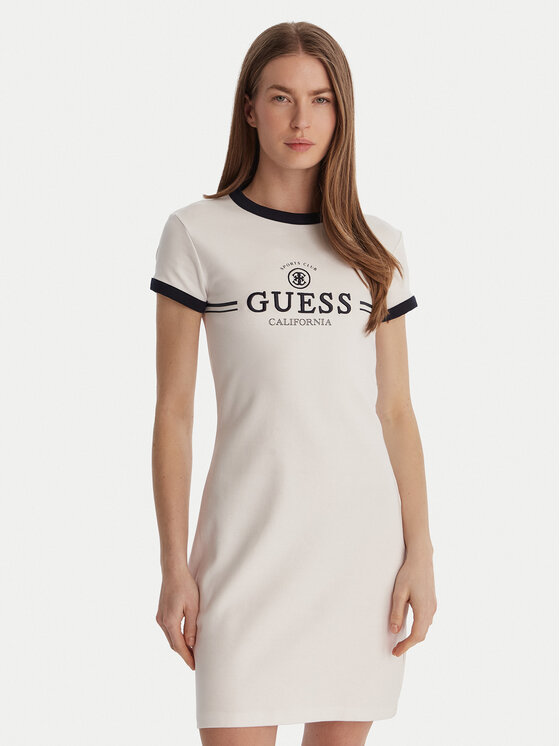 Guess Kasdieninė suknelė · Balta · Mini