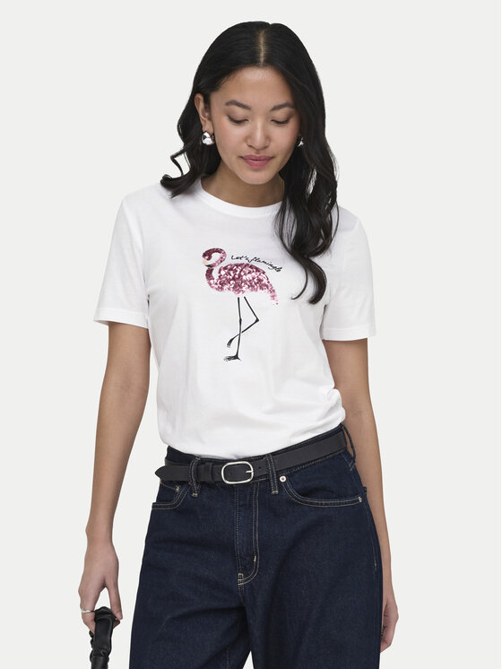 ONLY Marškinėliai · Balta