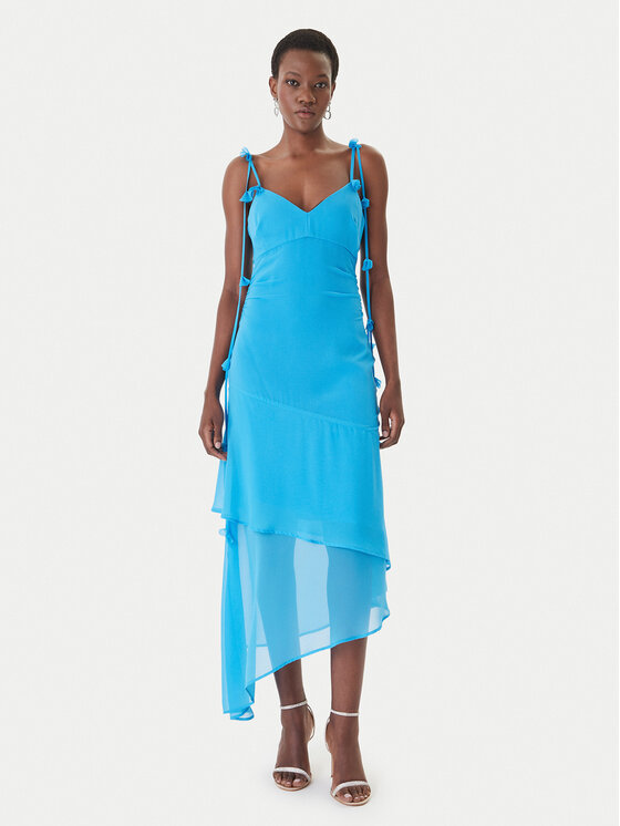 Guess Kokteilinė suknelė · Mėlyna · Midi