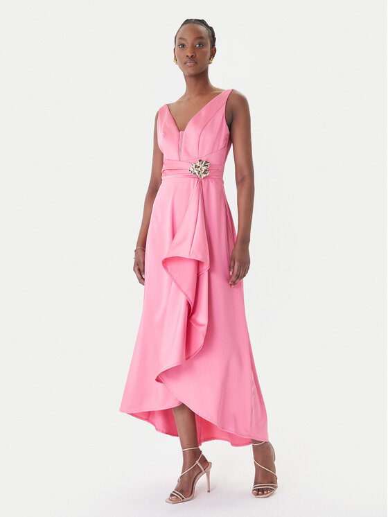 Rinascimento Kokteilinė suknelė · Šviesiai rožinė · Midi