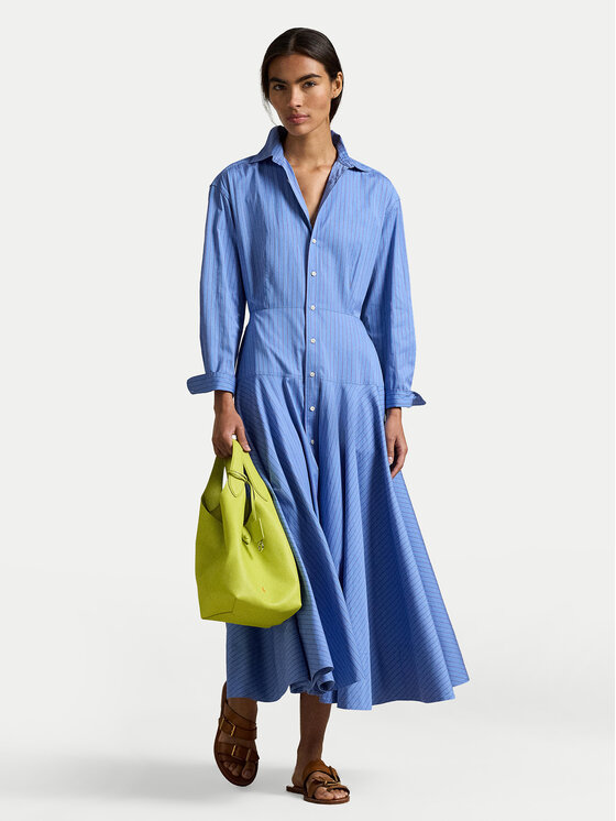 Polo Ralph Lauren Marškinių tipo suknelė · Žydra · Midi