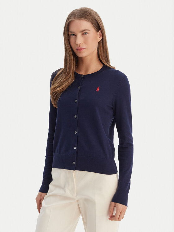 Polo Ralph Lauren Kardiganas · Tamsiai mėlyna · Slim Fit