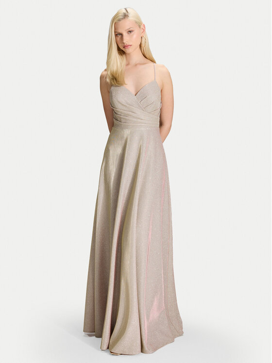 Hey Kyla Vakarinė suknelė · Auksinė · Maksi