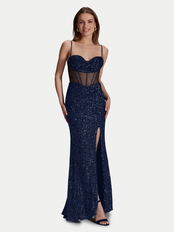 Hey Kyla Vakarinė suknelė · Tamsiai mėlyna · Maksi