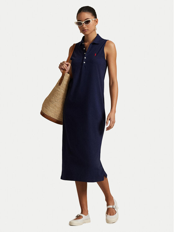 Polo Ralph Lauren Kasdieninė suknelė · Tamsiai mėlyna · Midi