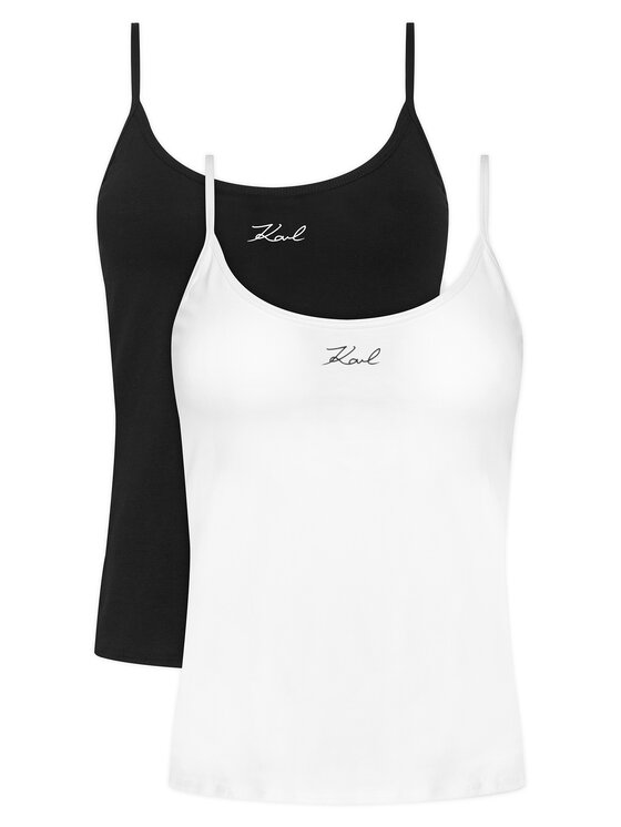 KARL LAGERFELD Topų komplektas · Juoda