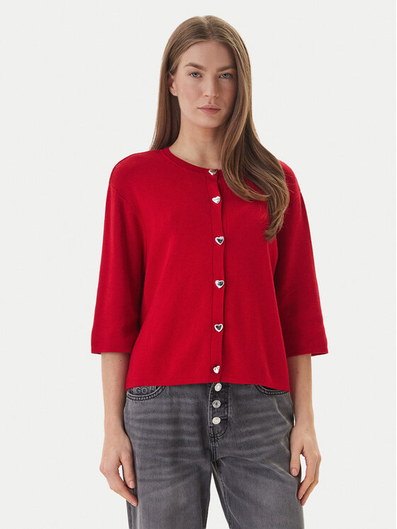 ONLY Kardiganas · Raudona · Regular Fit