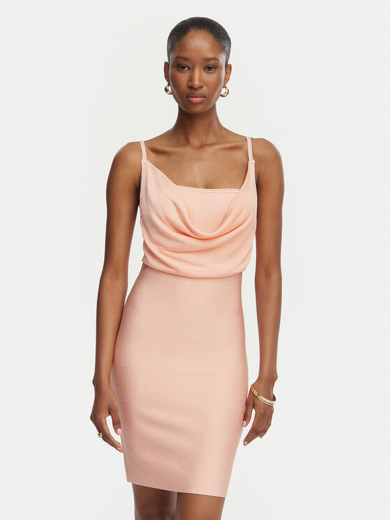 Guess Kokteilinė suknelė · Koralų · Mini