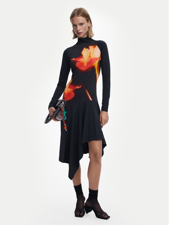 Desigual Kasdieninė suknelė · Juoda · Midi