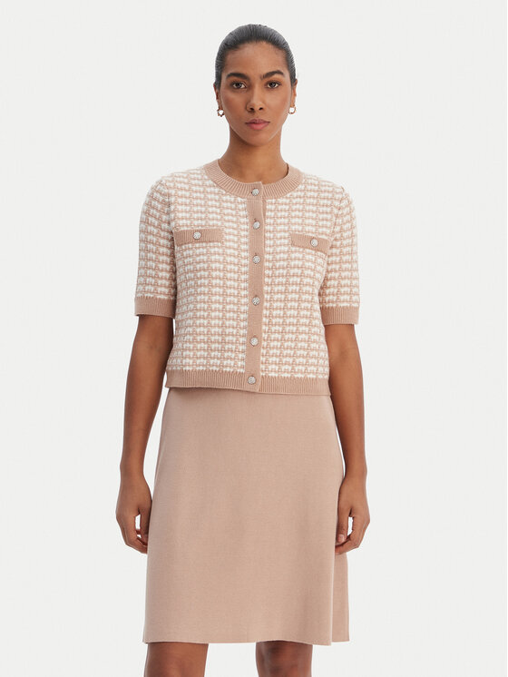 Morgan Komplektasmegztinis ir suknelė · Smėlio · Mini