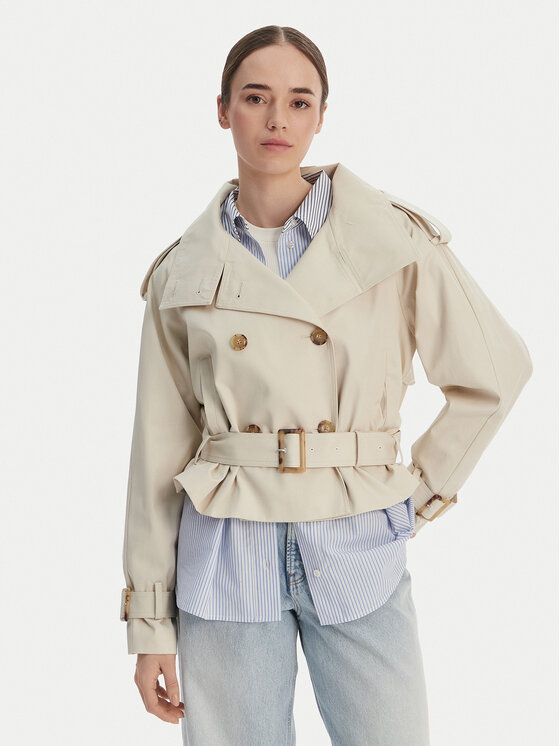 Tommy Hilfiger Trenčas · Smėlio