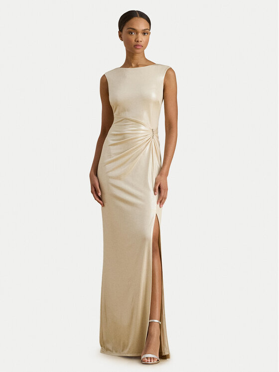 LAUREN RALPH LAUREN Vakarinė suknelė · Smėlio · Maksi