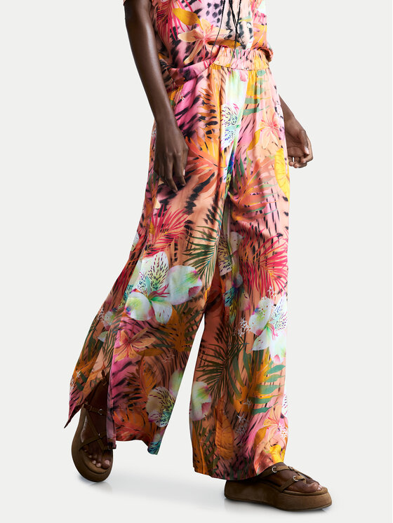 Desigual Medžiaginės kelnės · Spalvota · Relaxed Fit