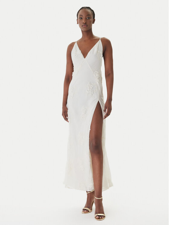 Bardot Vakarinė suknelė · Écru · Maksi