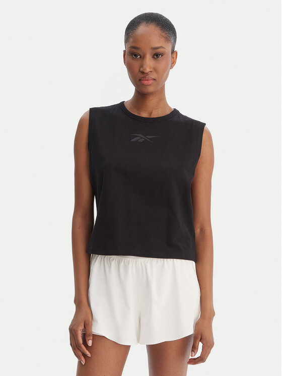 Reebok Marškinėliai · Juoda