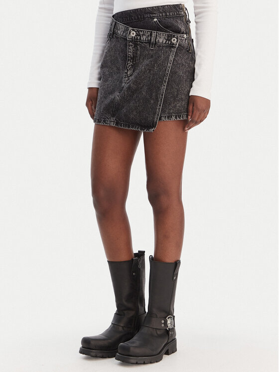 HUGO Mini sijonas · Juoda · Mini