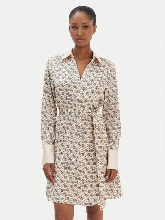 Guess Marškinių tipo suknelė · Smėlio · Mini