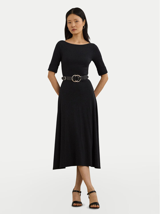 LAUREN RALPH LAUREN Kasdieninė suknelė · Juoda · Midi