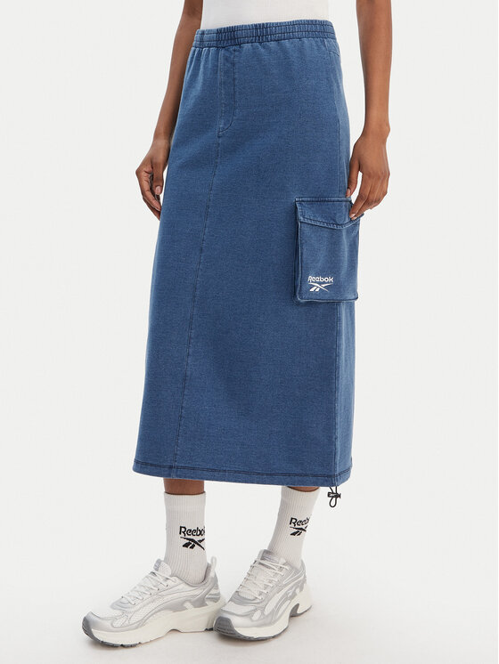 Reebok Midi sijonas · Mėlyna · Midi