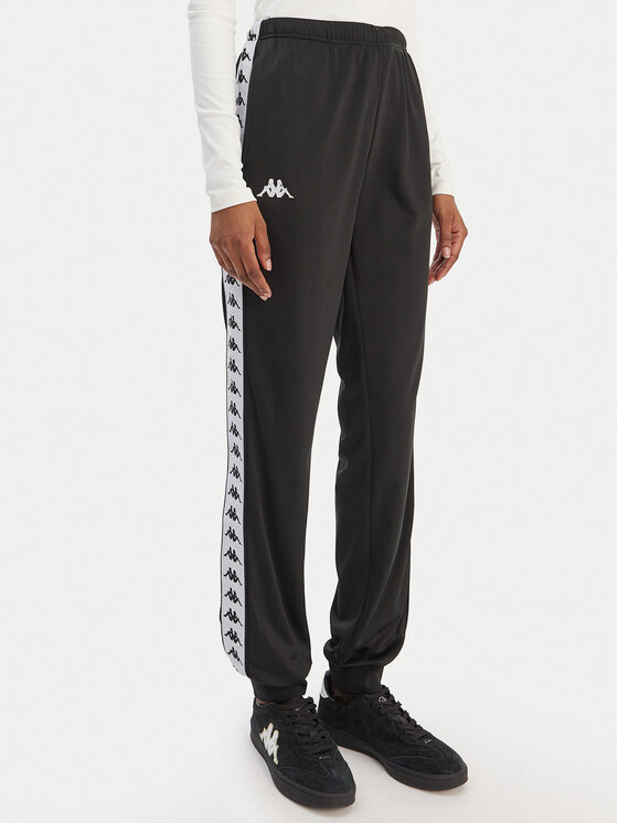 Kappa Sportinės kelnės · Juoda · Slim Fit