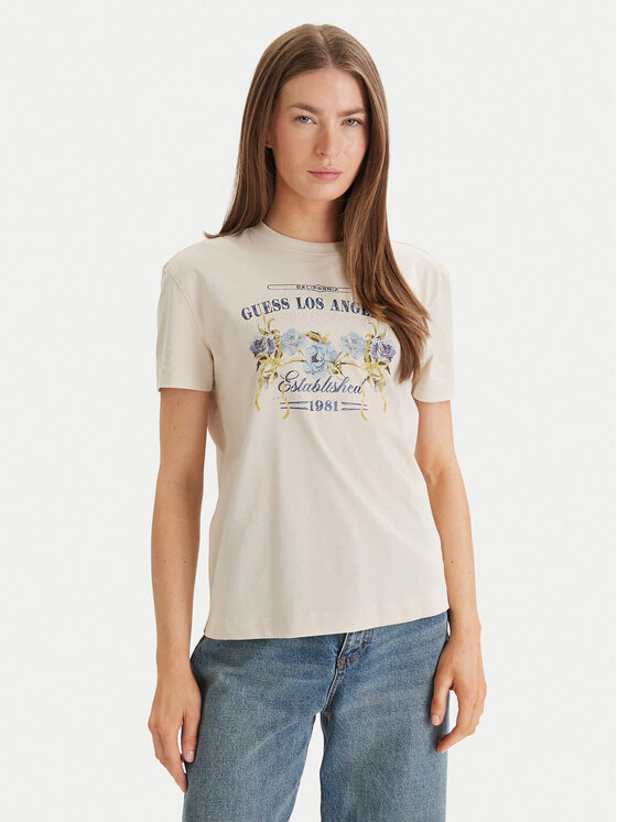 Guess Marškinėliai · Smėlio