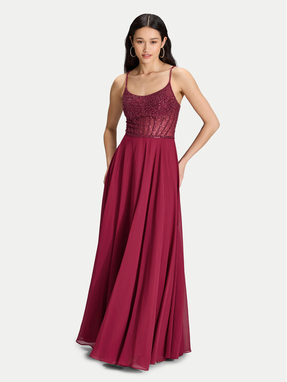 Hey Kyla Vakarinė suknelė · Vyšninė · Maksi