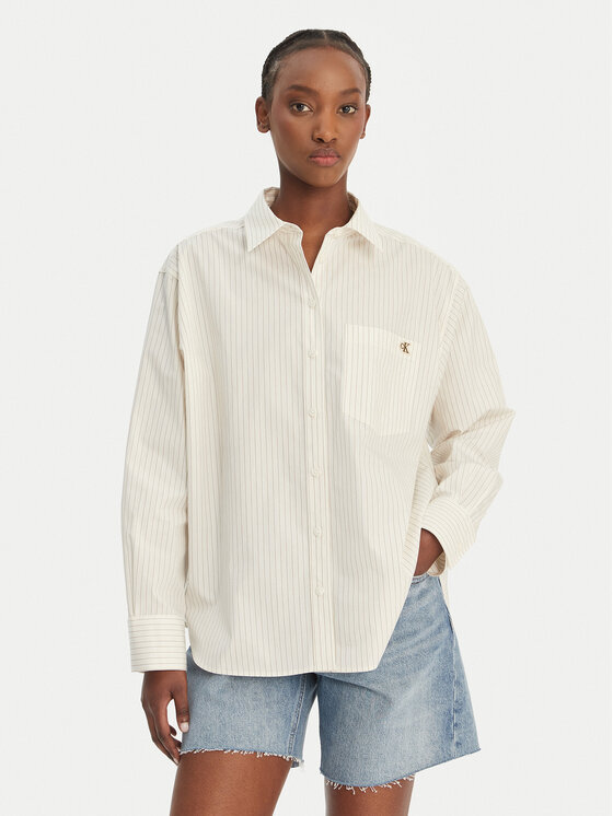 Calvin Klein Jeans Marškiniai · Smėlio