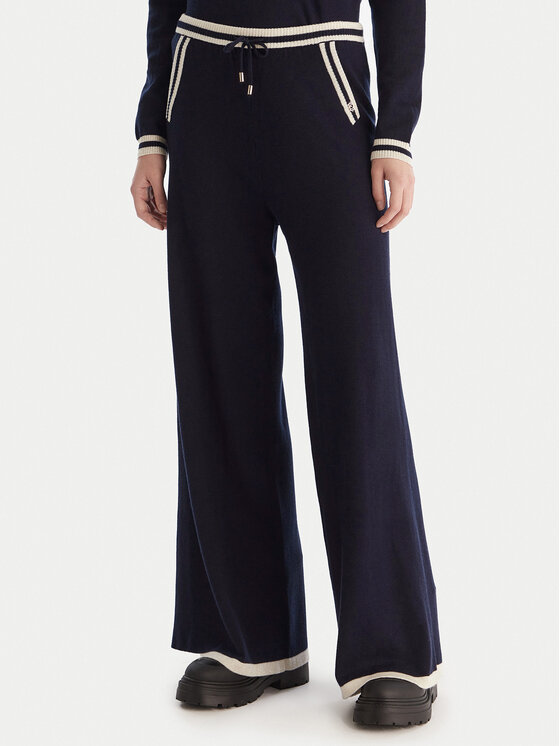 Gaudi Megztos kelnės · Tamsiai mėlyna · Regular Fit