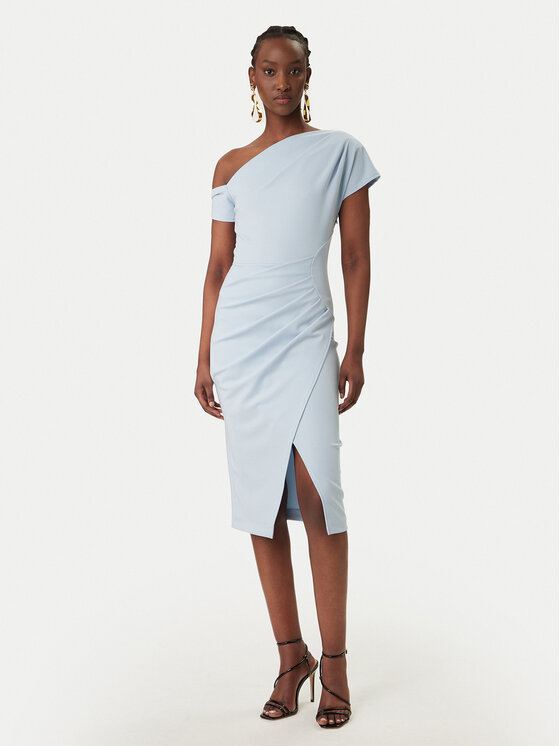 Rinascimento Kokteilinė suknelė · Žydra · Midi