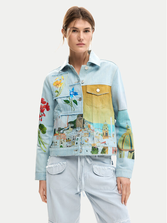 Desigual Džinsinė striukė · Žydra