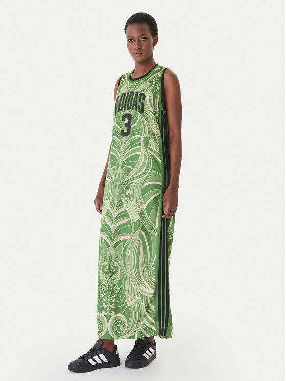 adidas Kasdieninė suknelė · Žalia · Maksi