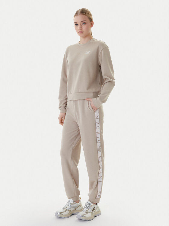 EA7 Emporio Armani Sportinis kostiumas 7W001157 AF12501 U6225 Smėlio Regular Fit