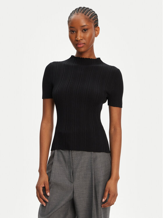 HUGO Megztinis · Juoda · Slim Fit