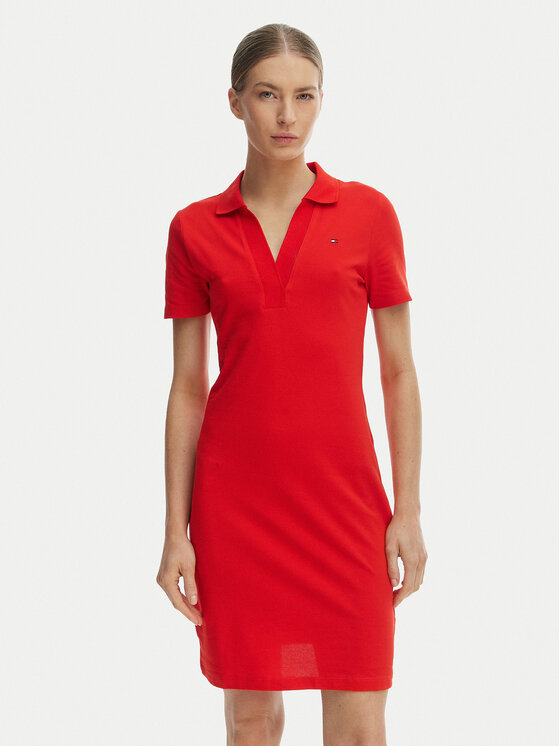 Tommy Hilfiger Kasdieninė suknelė · Oranžinė · Mini