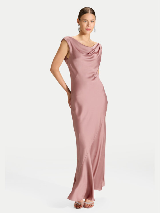 Swing Vakarinė suknelė · Rožinė · Maksi