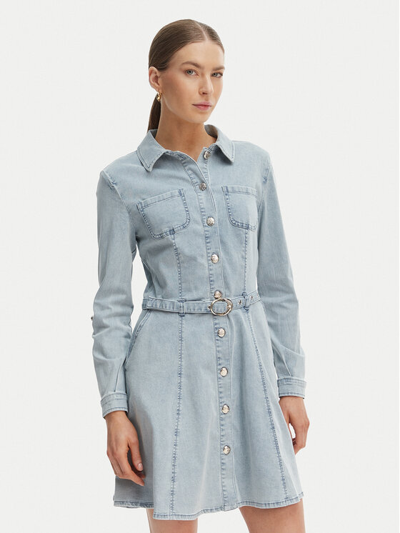 Morgan Džinsinė suknelė · Žydra · Mini