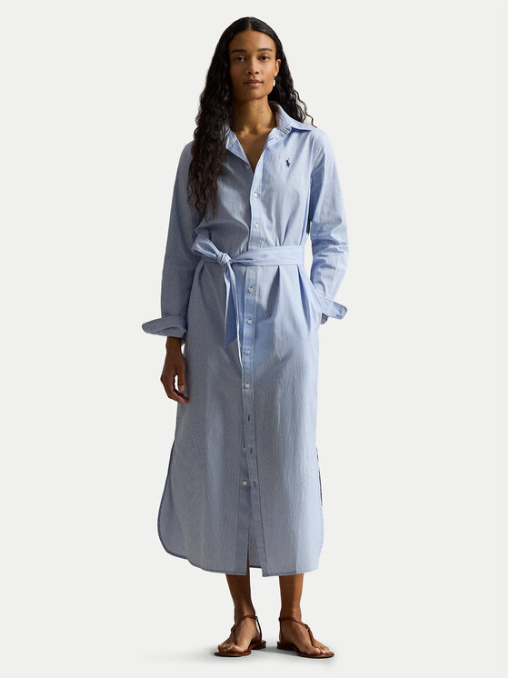 Polo Ralph Lauren Marškinių tipo suknelė · Žydra · Midi
