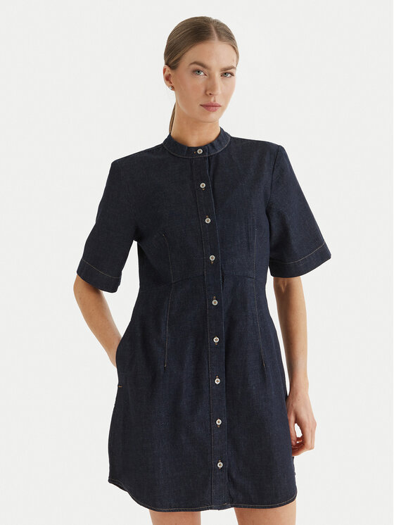 Calvin Klein Jeans Džinsinė suknelė · Tamsiai mėlyna · Mini