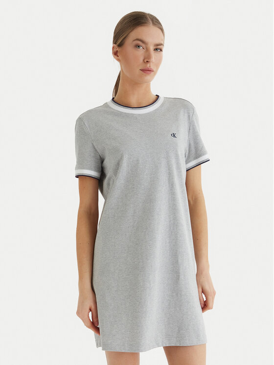 Kodas SUN15 Calvin Klein Jeans Kasdieninė suknelė · Pilka · Mini