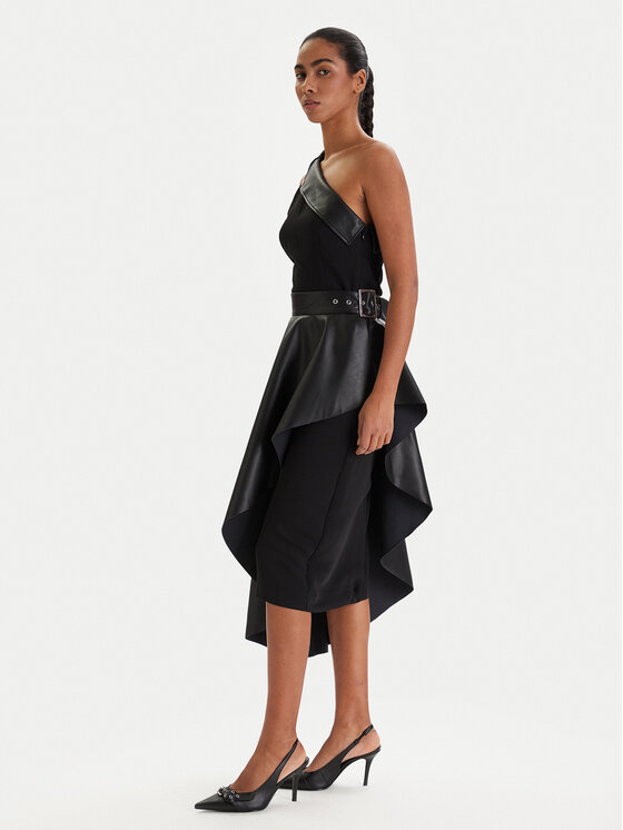 KARL LAGERFELD Kokteilinė suknelė · Juoda · Midi