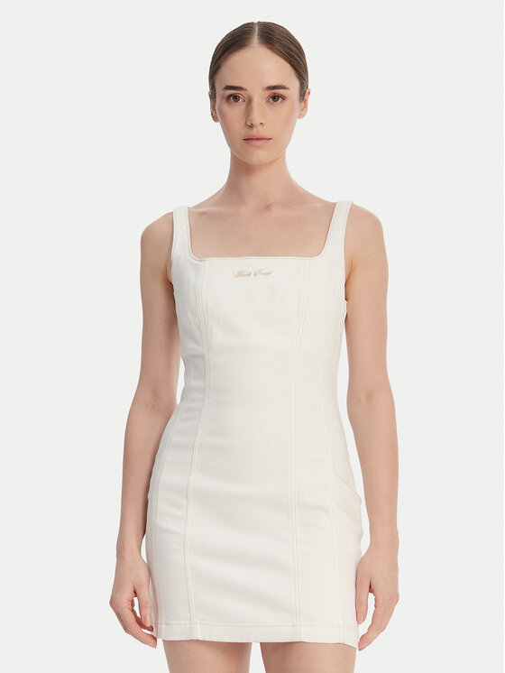 Kodas SUN15 Guess Jeans Džinsinė suknelė · Kreminė · Mini