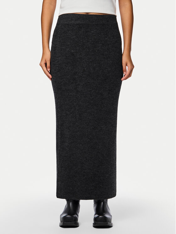 Pieces Tiesus sijonas · Pilka