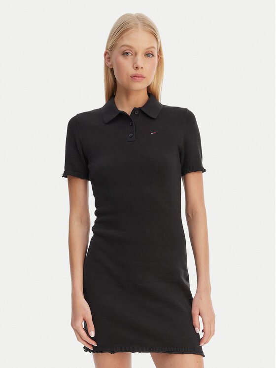 Tommy Jeans Kasdieninė suknelė · Juoda · Mini