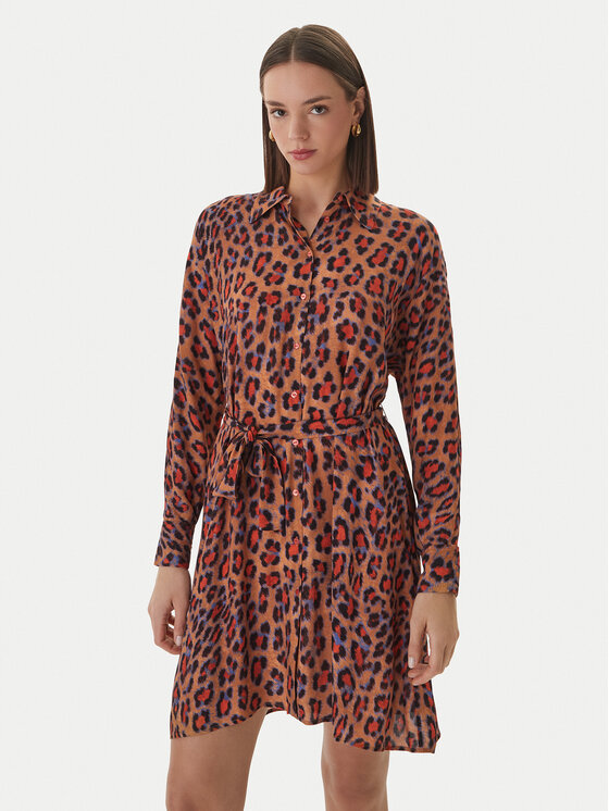 LOLA CASADEMUNT Marškinių tipo suknelė · Ruda · Mini