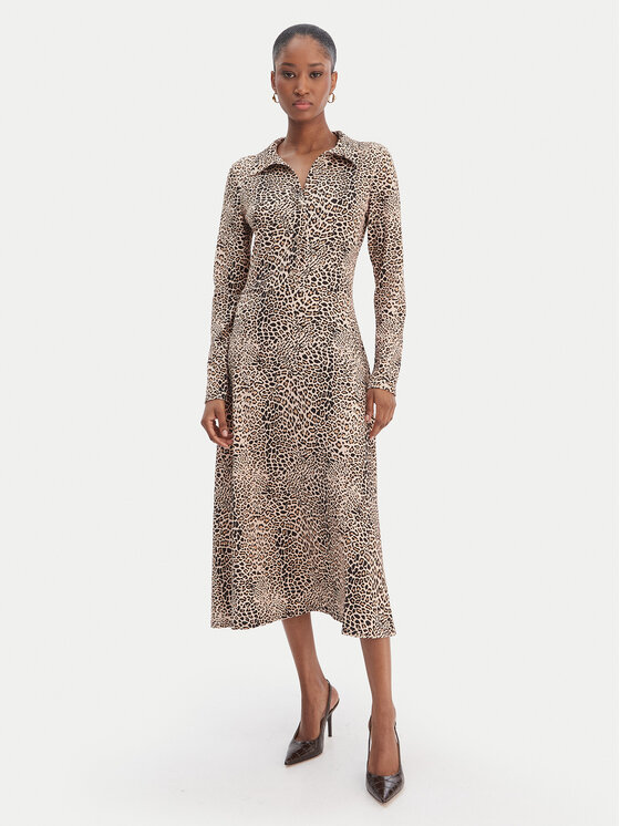 Morgan Marškinių tipo suknelė · Smėlio · Midi