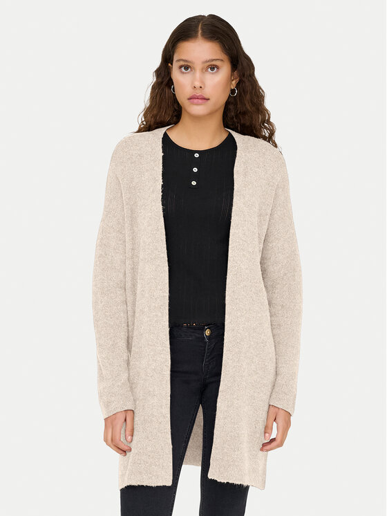 ONLY Kardiganas · Smėlio · Regular Fit
