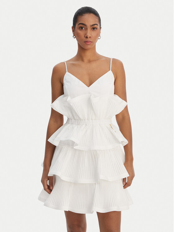 Fracomina Kokteilinė suknelė · Balta · Mini