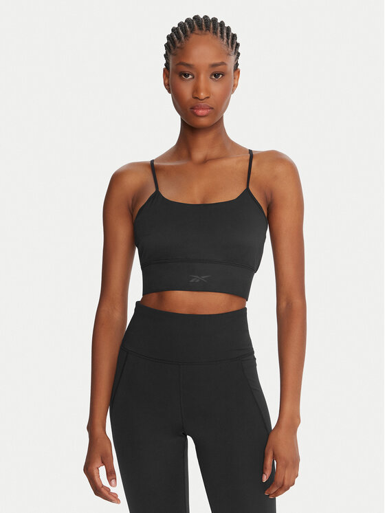 Reebok Sportinė liemenėlė · Juoda