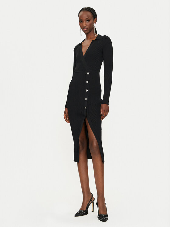 PINKO Trikotažinė suknelė · Juoda · Midi